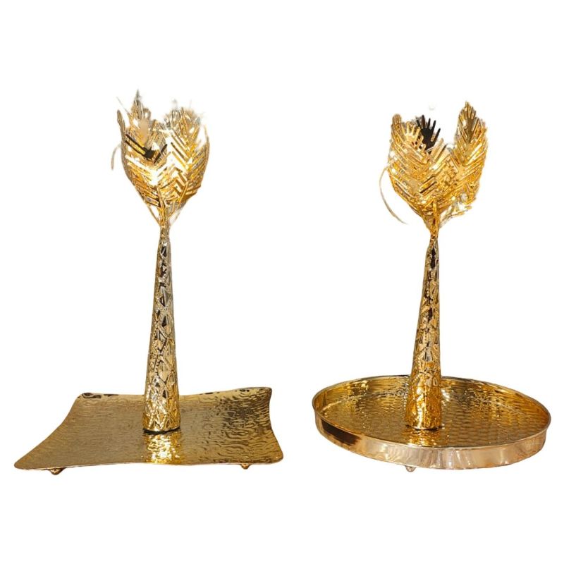 (TPM-2061) Round Small Tree Design Tray Set