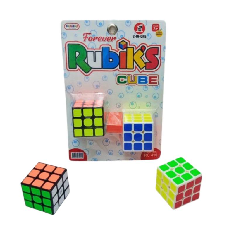 (RC410) 2 In 1 Rubiks Magic Cube