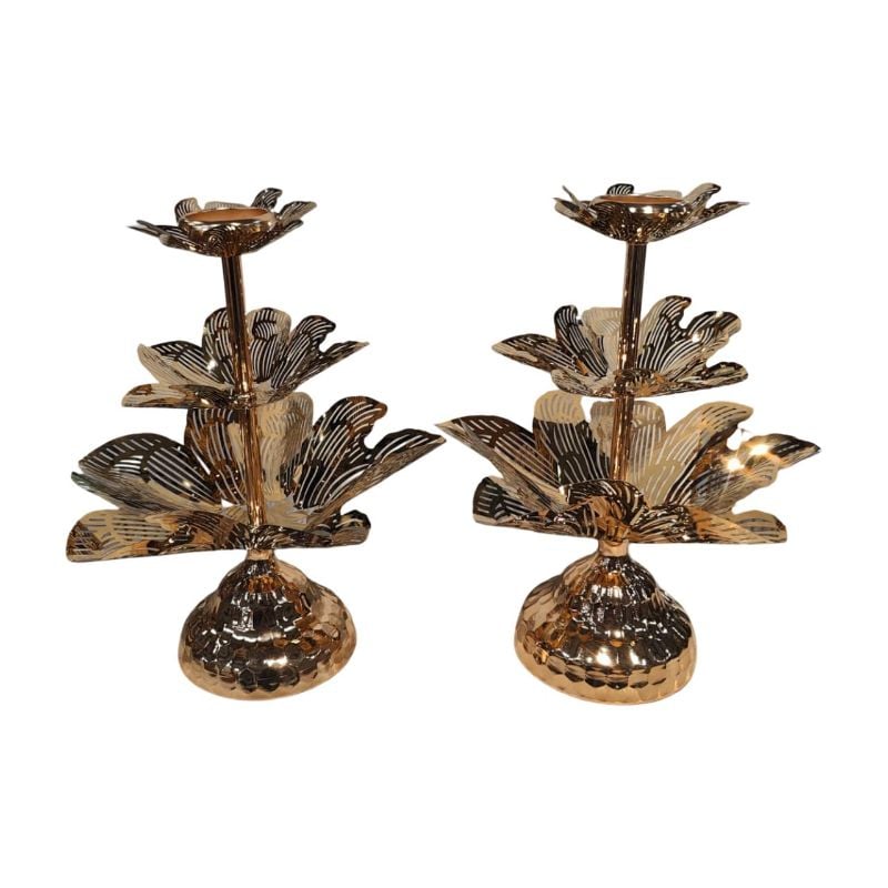 (TPM-ID-143-C) 2 Pcs Set Candle Stand C