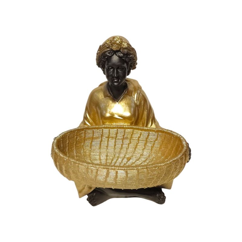 (TPM-2605) Resin Figure Platter Small