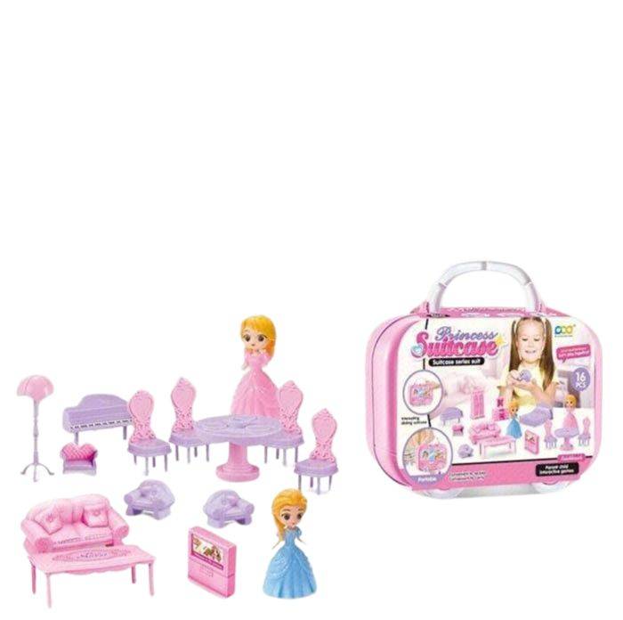 (666-2210) Princess Suitcase Furniture
