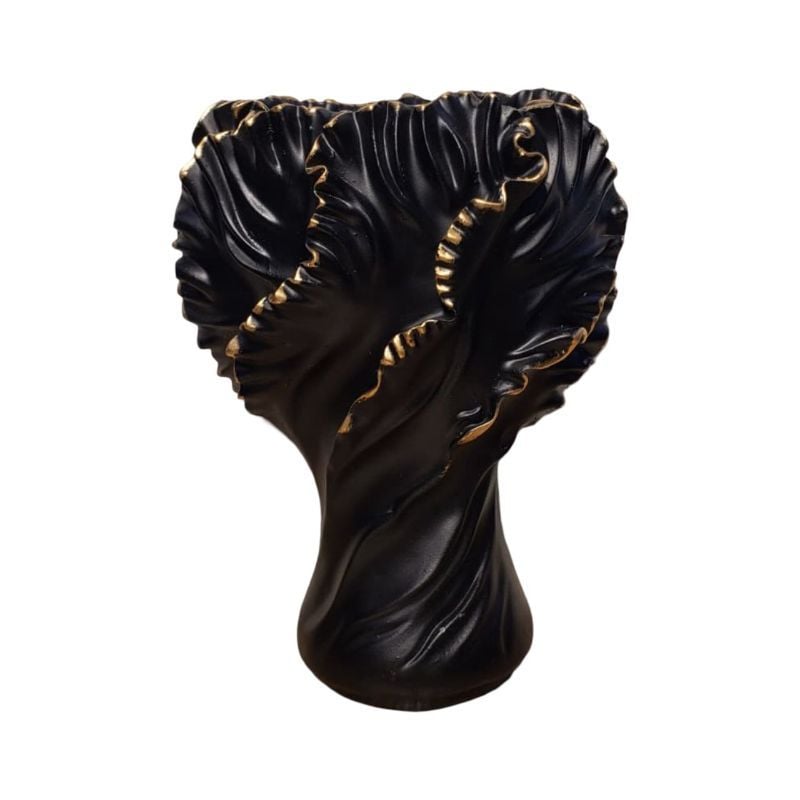 (TPM-W129) Resin Zigzag Vdesign Single Vase