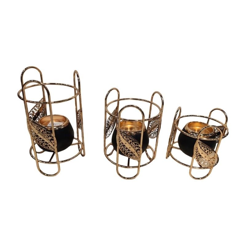 (TPM-ID-138) 3 Pcs Candle Stand 2