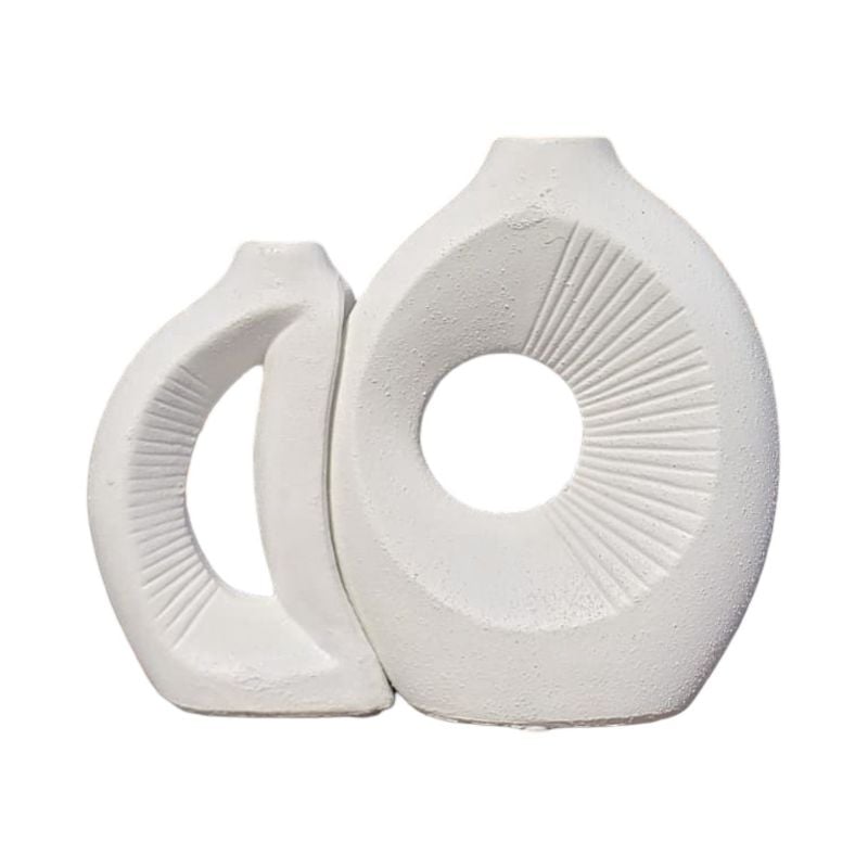 (TPM-1505) White Series Vase 3-4