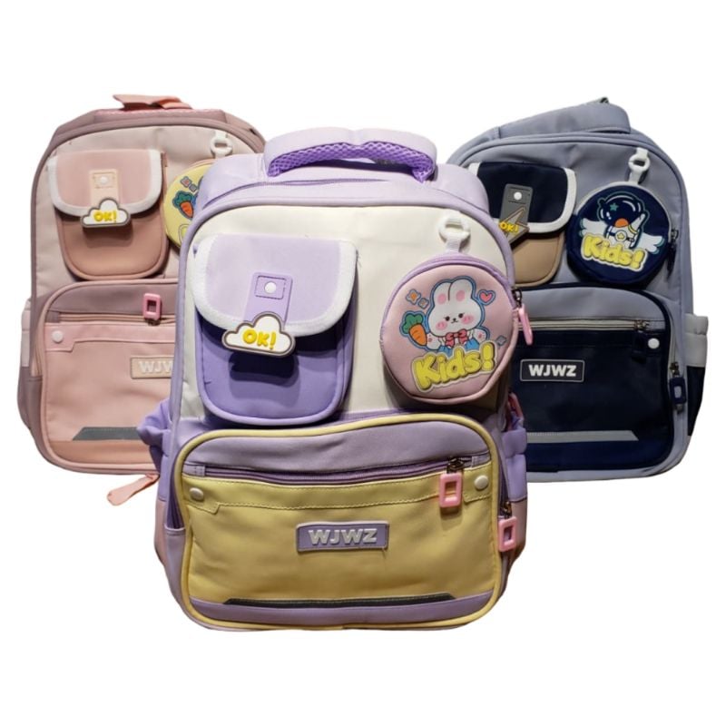 (St-411) Bag,Dacron,Mix 7 Clr,40*31*20Cm