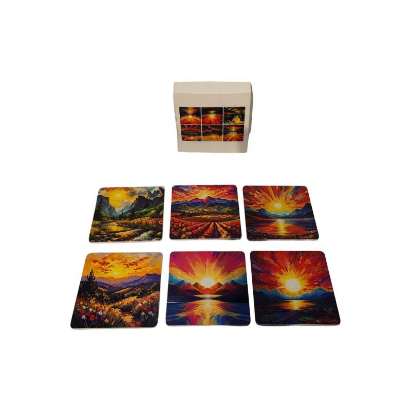 (TPM-2082) Pcs Cartoon Character Coasters