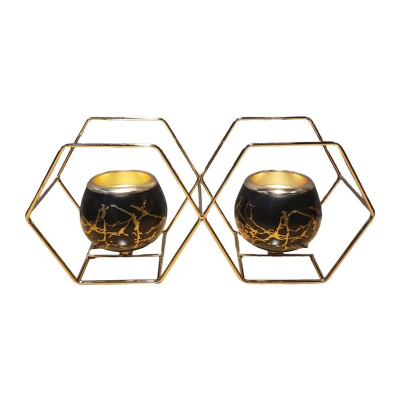 (TPM-1744) Double Candle Stand 1744
