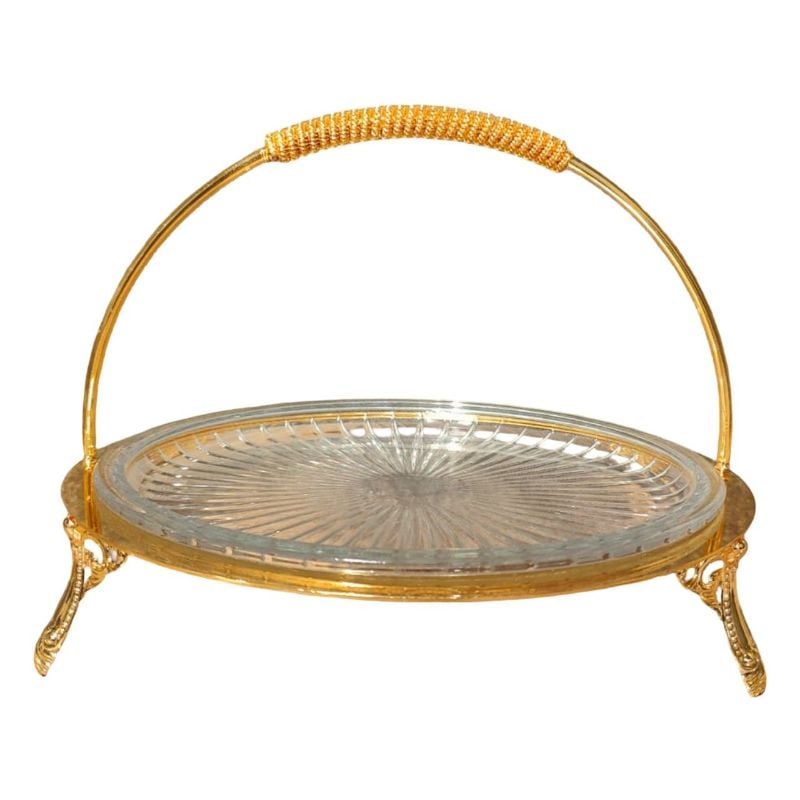 (TPM-1606) Multi-Purpose Glass Serving Tray Medium