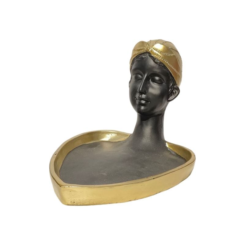 (TPM-2593) Resin Figure Platter Medium