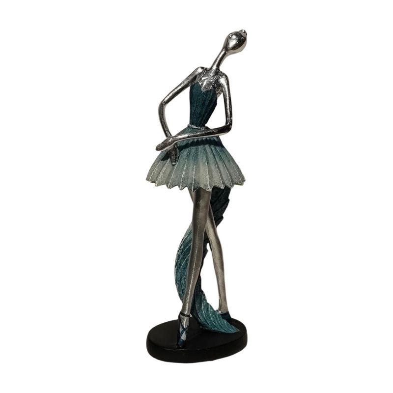 (TPM-2574) Resin Frock Lady Fighure