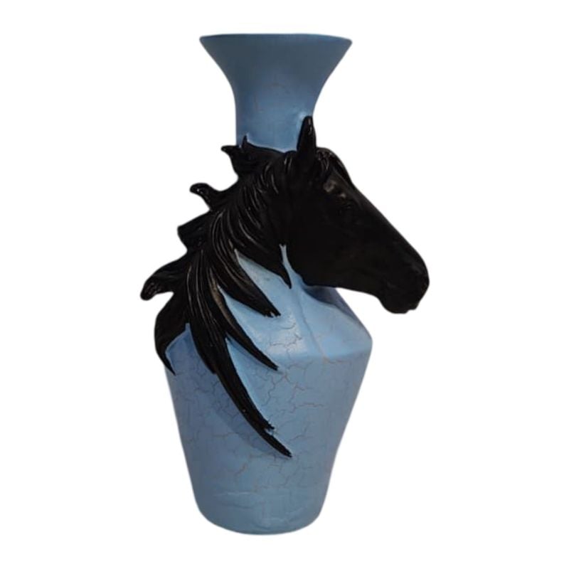 (TPM-W167) Horse Side Face Vase
