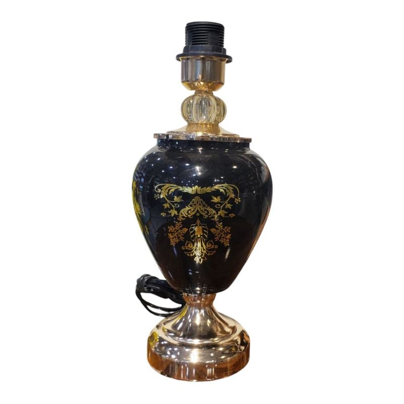 (TPM-1649) Black & Red Candy Lamp Medium 1(Each Piece)