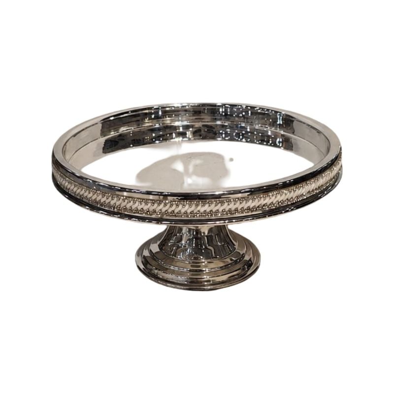 (TPM-2072) Cake Dish Silver