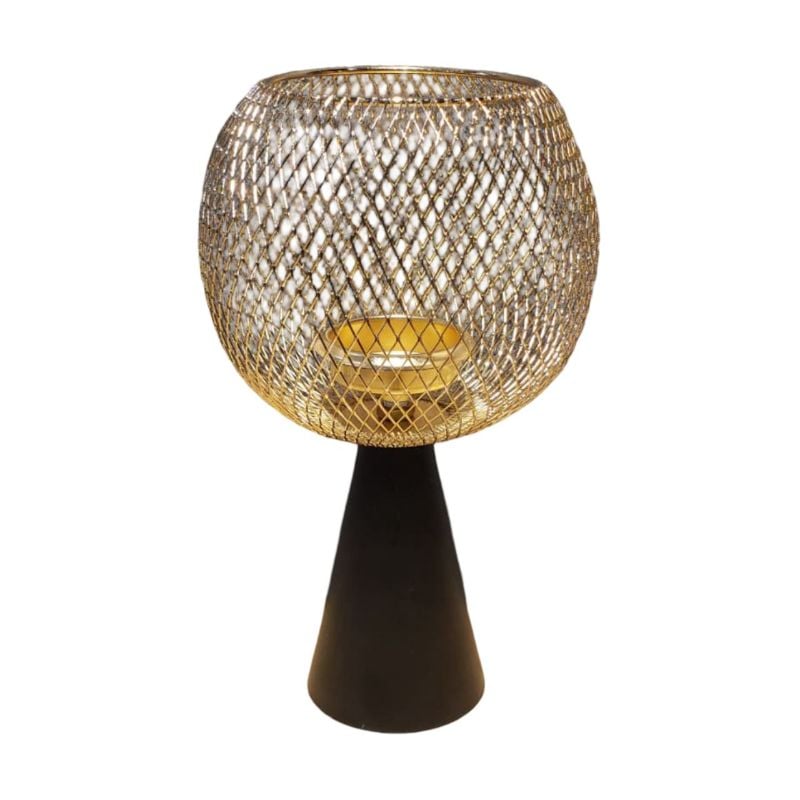 (TPM-1788) Cage Design Candle Stand 2