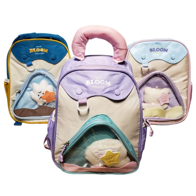 (St-1107) Bag,Dacron,Mix 6 Clr,33*26*12Cm