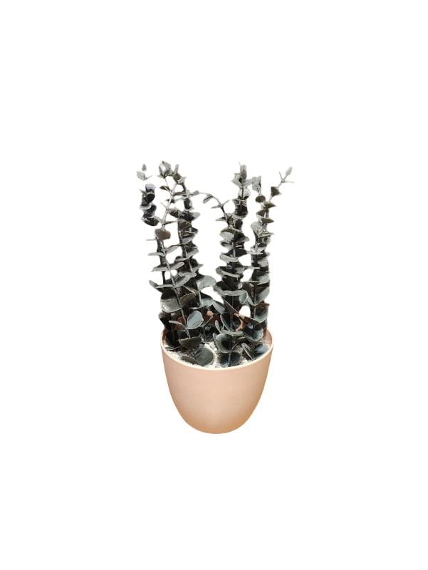 (TPM-1803) PVC pot Medium With Bunch