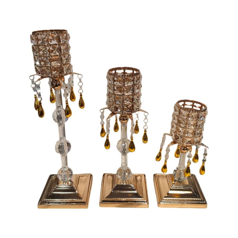 (TPM-ID-140) 3 Pcs Candle Stand 4