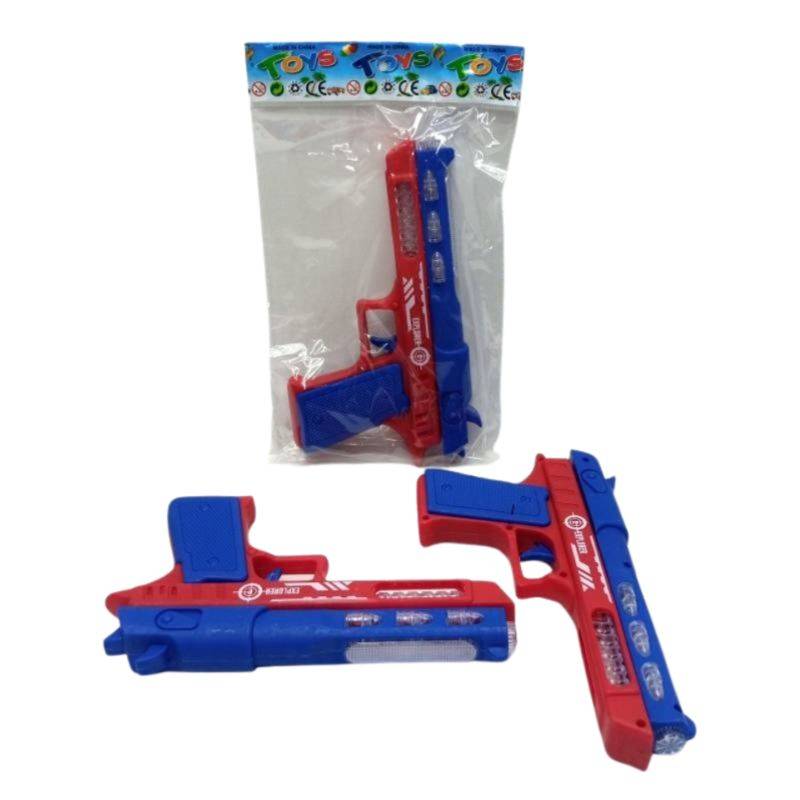 (6677) B/O Light/Music Gun Toy