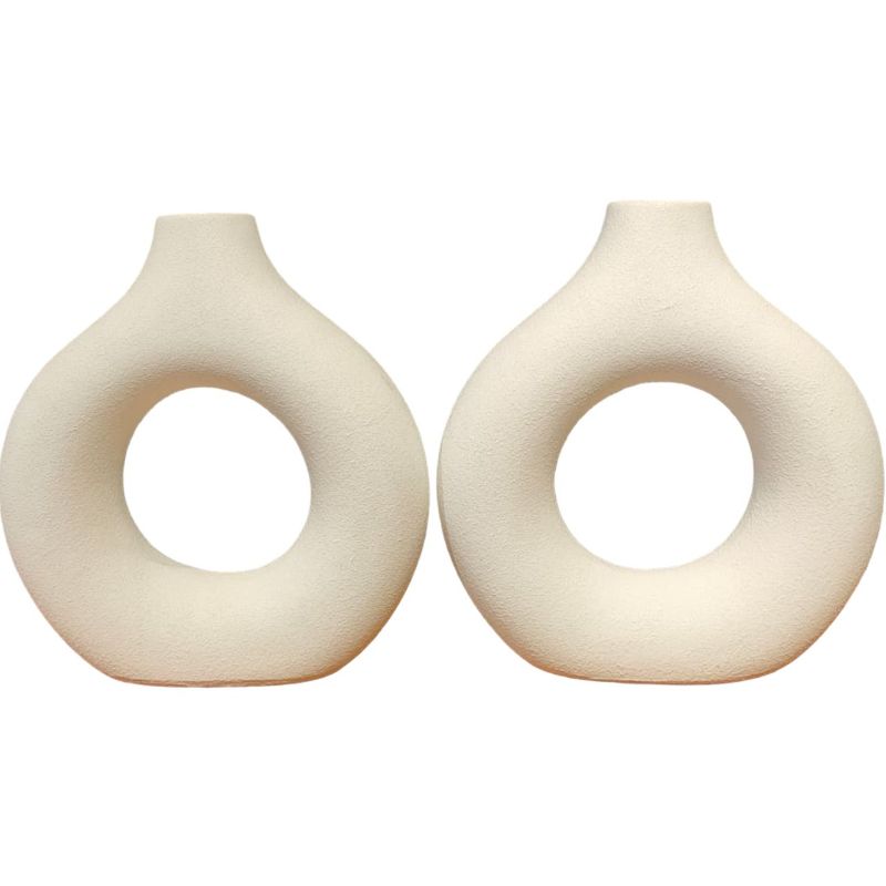 (TPM-1516) White Series Vase 3-17