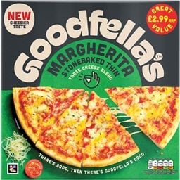 5102-Goodfella's Thin Crust Margherita Pizza 344g (7 Pack) Price Marked £2.99