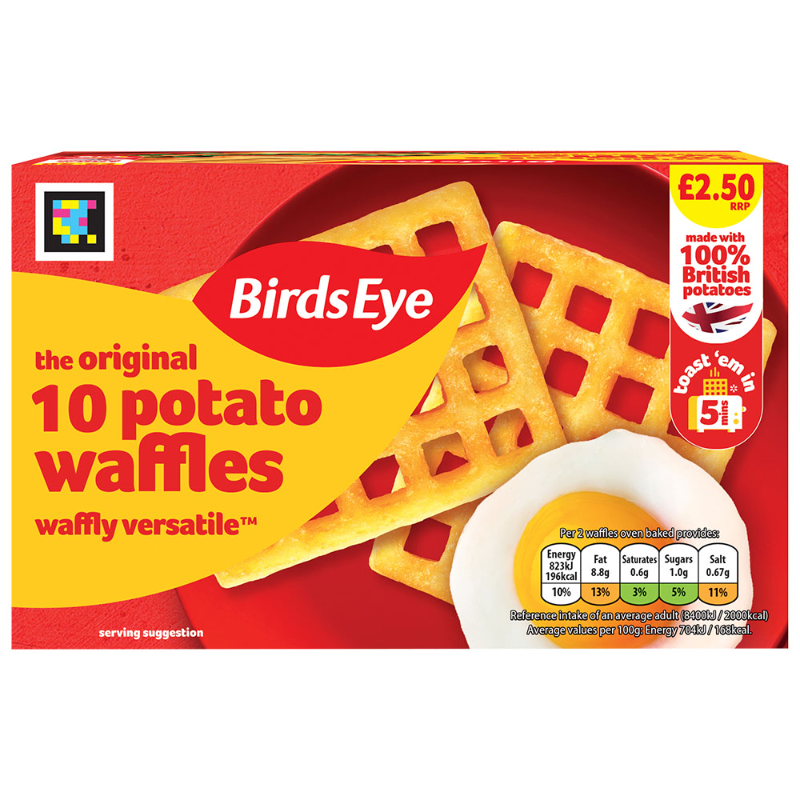 4801-Birds Eye 12 Chicken Dippers 220g (8 Pack) Price Marked £2.49