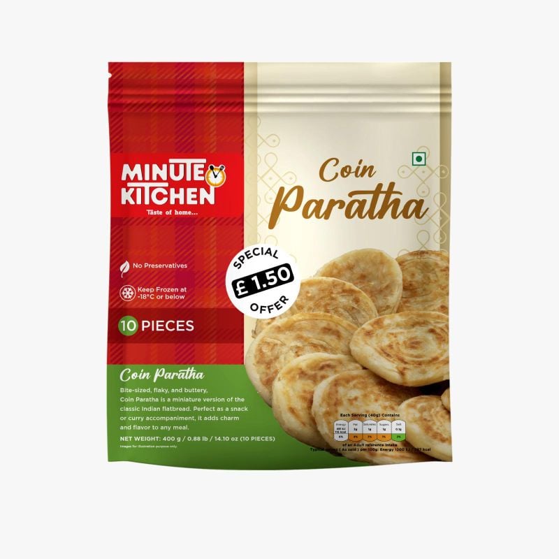 7203- Minute Kitchen COIN PARATHA 24x 400g