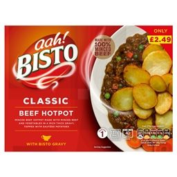 5301-Bisto Beef Hotpot-6 x 375g Price Marked 2.49