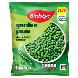 4803-Birds Eye Garden Peas 375g (10 Pack) Price Marked £1.79