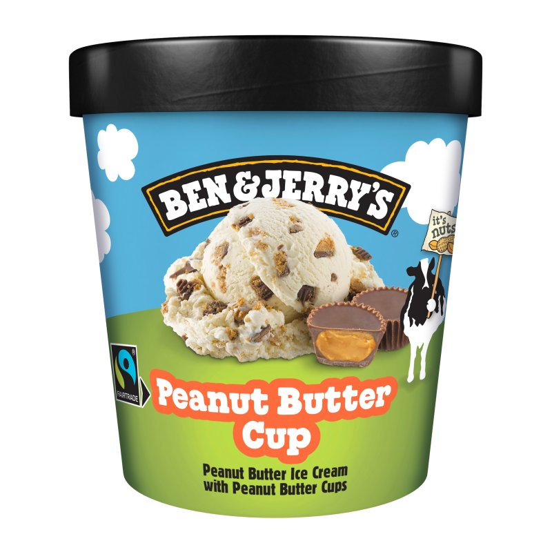 8005- Ben & Jerry's Peanut Butter Cup Ice Cream 8x465ml