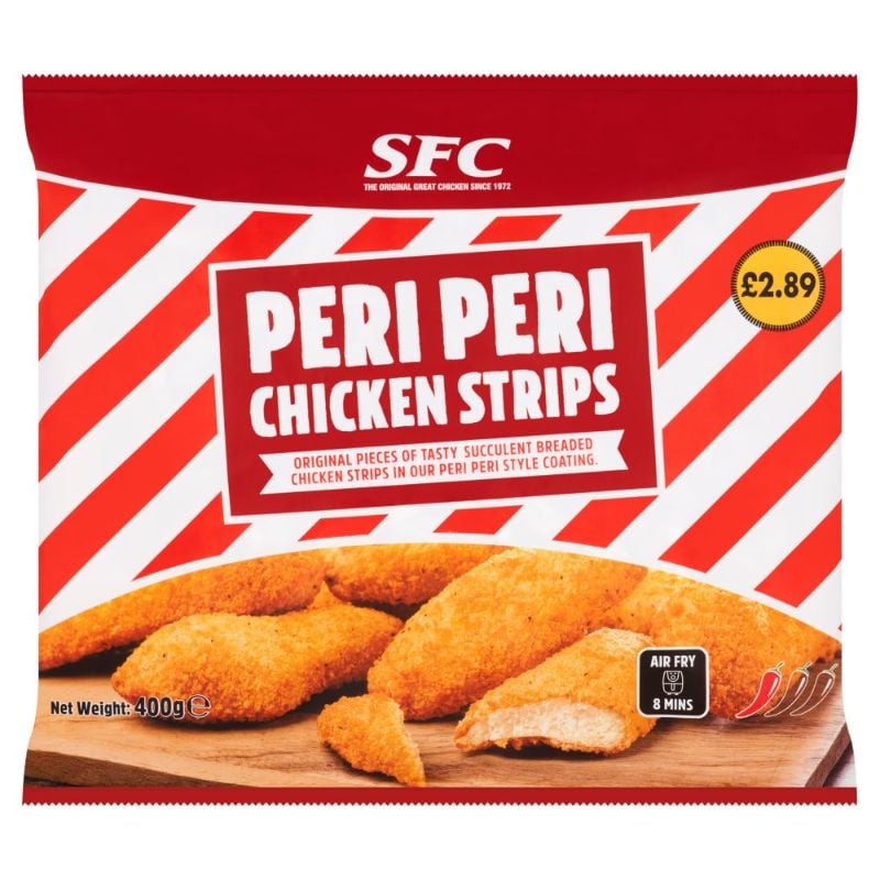 4703-SFC Peri Peri Strips 400g (7 Pack)