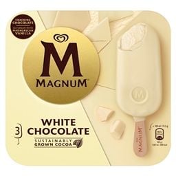 4006-Magnum Ice Cream Sticks White Chocolate 3 x 100 ml