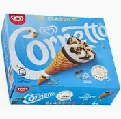 4304-Cornetto Classico 6 Ice Cream Cones (6 Pack)
