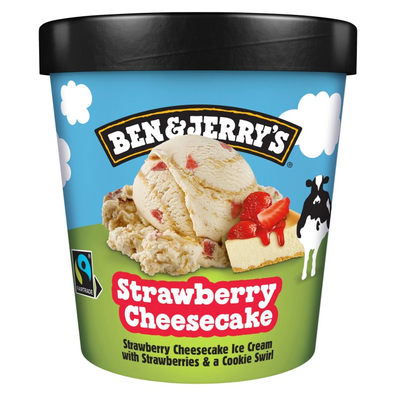 8004- Ben & Jerry's Strawberry Cheesecake Ice Cream 8x465ml