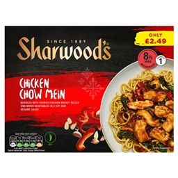 5604-Sharwood's Chicken Chow Mein 340g (6 Pack) Price Marked £2.49