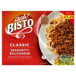 5307-Bisto Spaghetti Bolognese 6 x 375g Price Marked 2.49