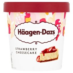 Haagen-Dazs Obsessions Strawberry Cheesecake 460ml (8 Pack)