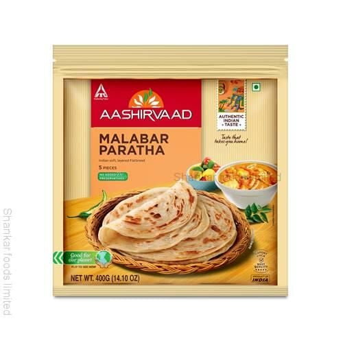 7005 - AASHIRVAAD MALABAR PARATHA 24x400g RRP 1.79