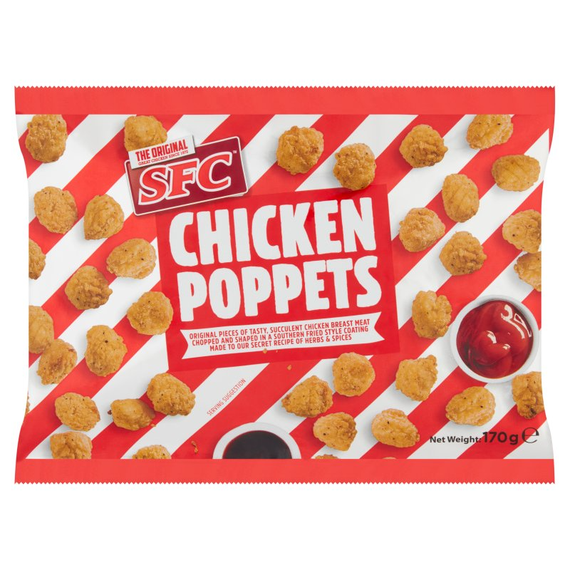 4702-SFC Chicken Poppets 170g (14 Pack) Price Marked £1