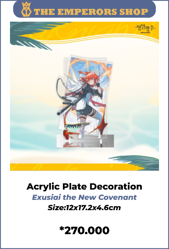 [KR-AK] Acrylic Plate Decoration