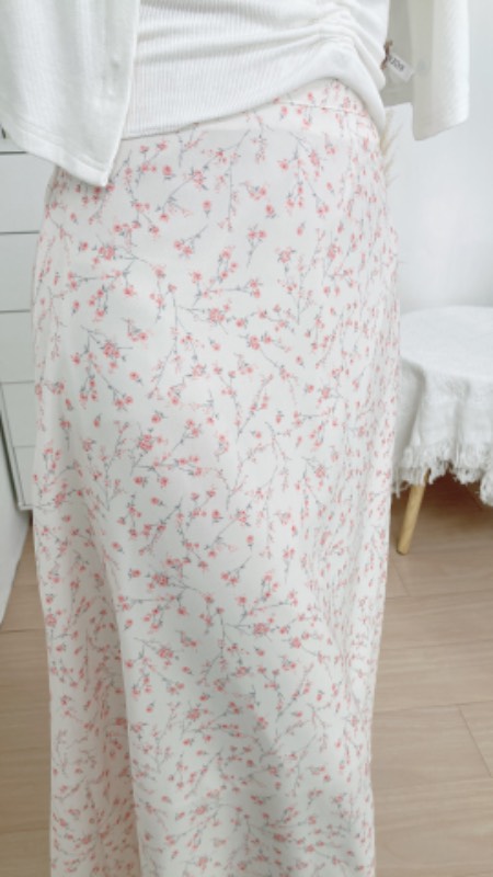 小清新野花中長裙