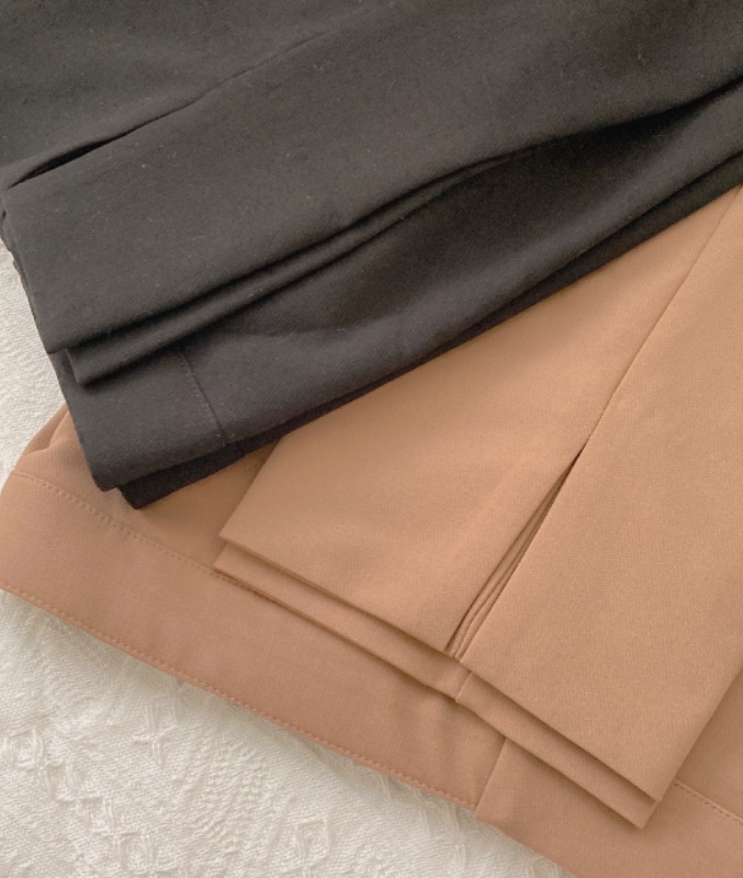 修腳側開叉西褲