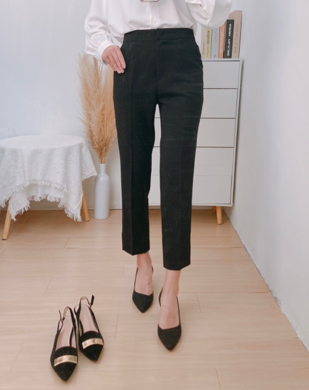 修腳側開叉西褲