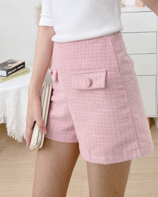 暗銀Tweed短褲