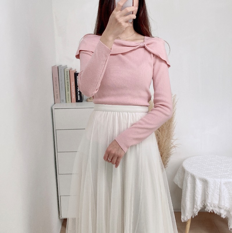 仙氣多重縫紋紗裙