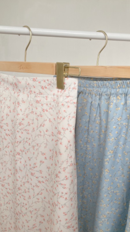 小清新野花中長裙