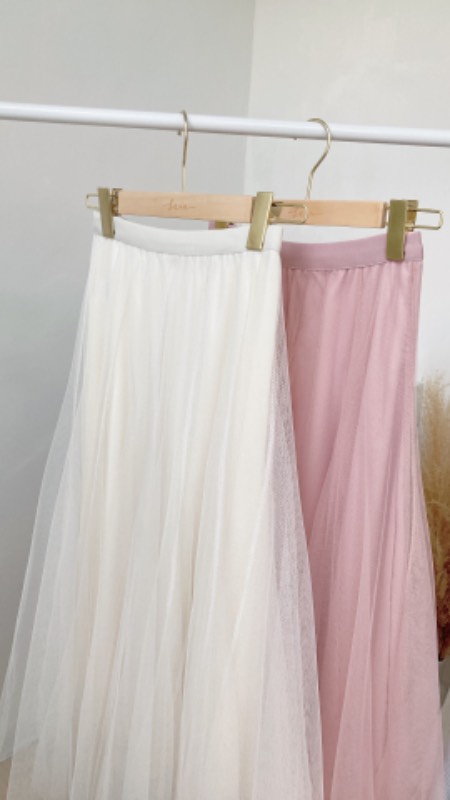 仙氣多重縫紋紗裙