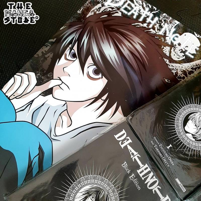 Paquete Death Note Black Edition 1-4 + Libreta Negra