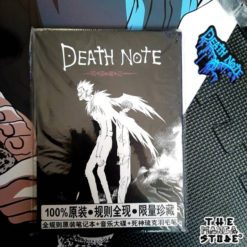 Paquete Death Note Black Edition 1-4 + Libreta Negra