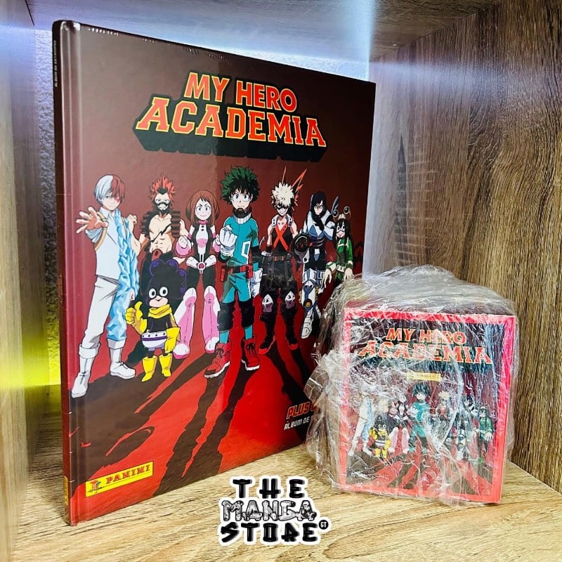 Colección My Hero Academia. Álbum pasta dura + Caja con 50 sobres