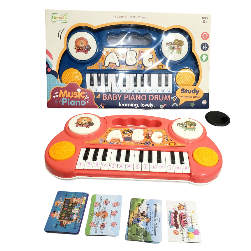 (HY723-E) 14 key drum and Piano B/O